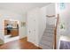 Inviting entryway connects to the kitchen and staircase leading to the upper level at 2840 Smith Ridge Trce, Peachtree Corners, GA 30071
