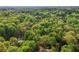 Lush aerial view showing a dense canopy of green trees in a wooded residential area at 230 Oakmere Dr, Alpharetta, GA 30009