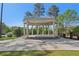 Well-maintained gazebo surrounded by greenery, providing a tranquil outdoor space at 230 Oakmere Dr, Alpharetta, GA 30009