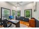 Office with hardwood floors, natural light and walkout access at 230 Oakmere Dr, Alpharetta, GA 30009