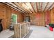 Spacious unfinished basement with exposed insulation, ready for customization at 5095 Hamby Hollow Ln, Cumming, GA 30028