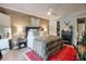 Bright main bedroom with a spacious layout, ample natural light, and stylish accents at 1153 Haven Brook Ln, Brookhaven, GA 30319