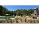 A well-maintained playground with a variety of play structures including swings and a castle at 1153 Haven Brook Ln, Brookhaven, GA 30319