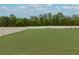 Large, level backyard is enclosed with a white privacy fence at 257 Ironwood Dr, Stockbridge, GA 30281