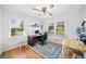 Bright home office space with natural light and hardwood flooring at 630 Cambridge Dr, Marietta, GA 30066