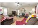 Cozy living room with vaulted ceiling, fireplace, and neutral color palette, perfect for relaxation at 2172 Oakland Ridge Dr, Lawrenceville, GA 30044