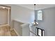 Entryway with chandelier, hardwood floors, and view of the front door at 335 Wyehwood Ct, Alpharetta, GA 30022