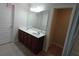 Bathroom with double sink vanity and a separate room for the toilet at 2162 Oakland Grove Pl, Lawrenceville, GA 30044
