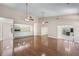 Spacious living room featuring hardwood floors, recessed lighting, and an open layout, great for entertaining at 2320 Copper Trail Ln, Buford, GA 30519