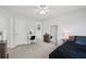 Bedroom featuring a bed, desk, closet, and natural light at 553 Augusta Dr, Canton, GA 30115