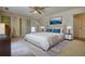Stylishly staged bedroom with a plush bed, modern nightstands, and ample natural light at 177 Fairview Dr, Fairburn, GA 30213