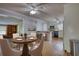 Spacious kitchen with eat-in breakfast nook, white cabinets and modern appliances at 177 Fairview Dr, Fairburn, GA 30213