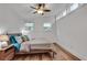 Cozy bedroom with hardwood floors, natural light and modern ceiling fan at 1587 Wainwright Se Dr, Atlanta, GA 30316