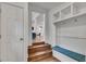 Charming entryway with a built-in bench and storage, leading into the living space at 1587 Wainwright Se Dr, Atlanta, GA 30316