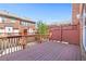 Relaxing outdoor deck perfect for enjoying the weather with privacy fence at 2775 Loftview Sq # 8, Atlanta, GA 30339