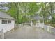 Inviting backyard deck with gazebo amidst lush greenery at 2988 Chipmunk Se Trl, Marietta, GA 30067
