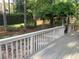 Landscaped backyard view from deck at 863 Fairwood Pointe Nw, Acworth, GA 30101
