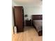 A comfortable bedroom offering ample storage, a plush bed, and a cozy ambiance for restful nights and relaxation at 1504 Augusta Se Dr, Marietta, GA 30067