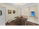 Functional home office space with built-in shelving and ample desk area at 208 Bainbridge Dr, Atlanta, GA 30327