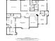 Detailed floor plan showcasing the second story with primary bedroom, bedrooms, walk in closets and baths at 1151 Goodwin Ne Rd, Brookhaven, GA 30324
