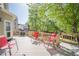 Wooden deck overlooking the backyard with a grill and outdoor seating at 1356 Belfaire Trce, Dacula, GA 30019