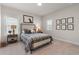 Comfortable bedroom featuring stylish furnishings and decor at 627 Skytop Dr, Cumming, GA 30040