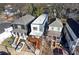 This aerial view highlights the home's location, curb appeal and outdoor living space at 906 Mcdaniel St, Atlanta, GA 30310