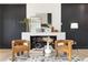 Cozy living room featuring a modern fireplace, stylish decor, and comfortable seating at 906 Mcdaniel St, Atlanta, GA 30310