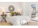 The main bedroom features modern decor, accent lighting, and an exit door to the outside at 906 Mcdaniel St, Atlanta, GA 30310