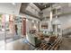 Bright and inviting lobby space with modern furniture, artwork, and convenient elevator access at 245 N N Highland Ne Ave # 220, Atlanta, GA 30307