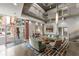 Contemporary lobby with modern seating, concrete ceilings, artwork, and direct access to the building entrance at 245 N N Highland Ne Ave # 220, Atlanta, GA 30307
