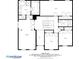 Detailed floor plan of the third floor featuring the bedrooms and bathrooms at 2625 Cross Springs Dr, Cumming, GA 30041