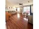 Inviting living room showcasing hardwood floors, neutral colors, and abundant natural light at 5485 Mountain Top Pl, Cumming, GA 30041