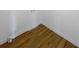 Showing the laundry room area with hookups and hardwood floors at 8608 Creekview Ct, Douglasville, GA 30135