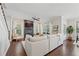 Spacious living room with hardwood floors, a decorative fireplace and lots of natural light at 1338 Dupont Nw Park, Atlanta, GA 30318