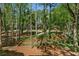 Picturesque backyard view with a lush wooded landscape and mature trees at 1183 Woods Ne Cir, Atlanta, GA 30324
