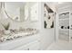 Stylish bathroom featuring granite counters, modern fixtures, and bright, neutral tones at 1183 Woods Ne Cir, Atlanta, GA 30324
