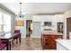 Updated kitchen featuring an island, dining area, stainless steel appliances, and ample natural light at 2810 Stillwater Park Dr, Marietta, GA 30066