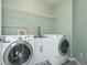 Laundry room with side-by-side washer and dryer at 2810 Stillwater Park Dr, Marietta, GA 30066