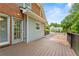 Spacious wooden deck is perfect for outdoor gatherings and relaxation at 1740 Manhasset Pl, Atlanta, GA 30338