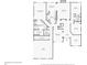 Open floor plan featuring a kitchen, dining room, living room, bedrooms, bathrooms, and garage at 2545 Amberbrook Ln, Grayson, GA 30017