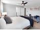 Cozy bedroom featuring calming gray tones, soft lighting, and comfortable seating at 319 Overlook Rd, Covington, GA 30014