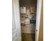 Linen closet with shelves at 3627 Mcclaren Way, Lawrenceville, GA 30044