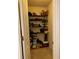 Walk-in closet with built-in shelving and plenty of space at 3627 Mcclaren Way, Lawrenceville, GA 30044