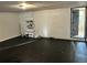 The basement has painted block walls, concrete floor, and access to the outside at 4844 Fairforest Dr, Stone Mountain, GA 30088