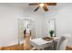 Cozy office space with white desk, hardwood floors and bright natural light at 758 Argonne Ne Ave, Atlanta, GA 30308