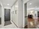 Hallway with large storage cabinets and hardwood floors at 4431 Skyland Ne Dr, Atlanta, GA 30342
