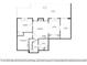 Basement floor plan with a bedroom, Gathering room, wet bar, and patio at 204 Maple Creek Chase, Woodstock, GA 30188