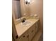 Bathroom featuring single sink vanity and tiled flooring at 2533 Whispering Pines Dr, Grayson, GA 30017