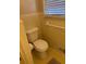 Cozy bathroom featuring a standard toilet and natural light from the window at 2533 Whispering Pines Dr, Grayson, GA 30017